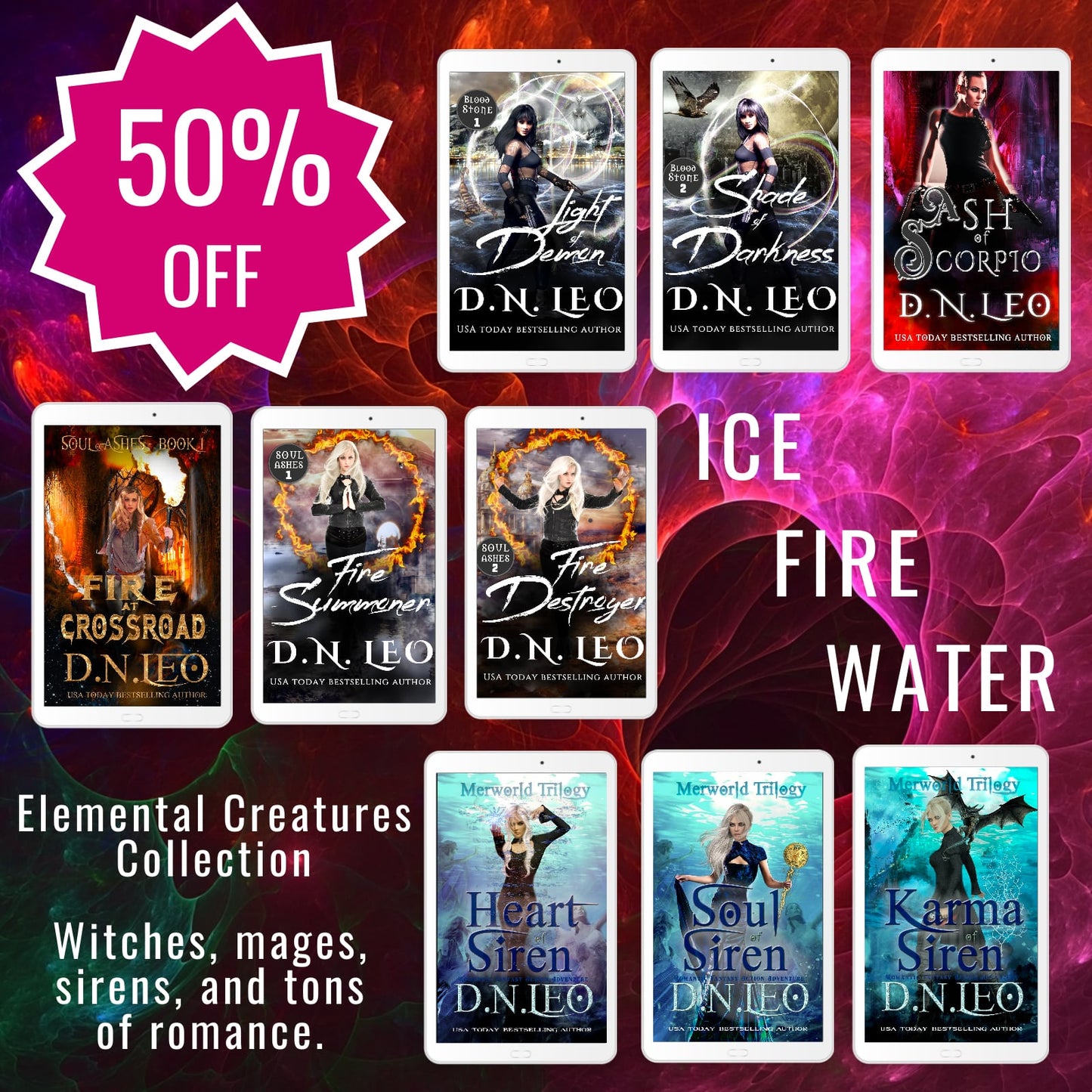 Elemental Creatures Collection - Triple Trilogy E-book Boxed-set