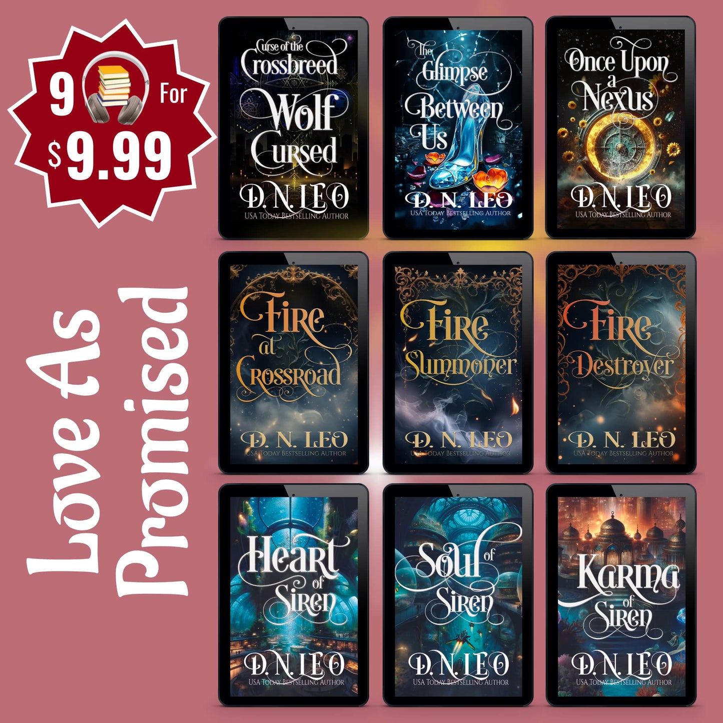 Love As Promised 9 Audiobooks Boxed-set