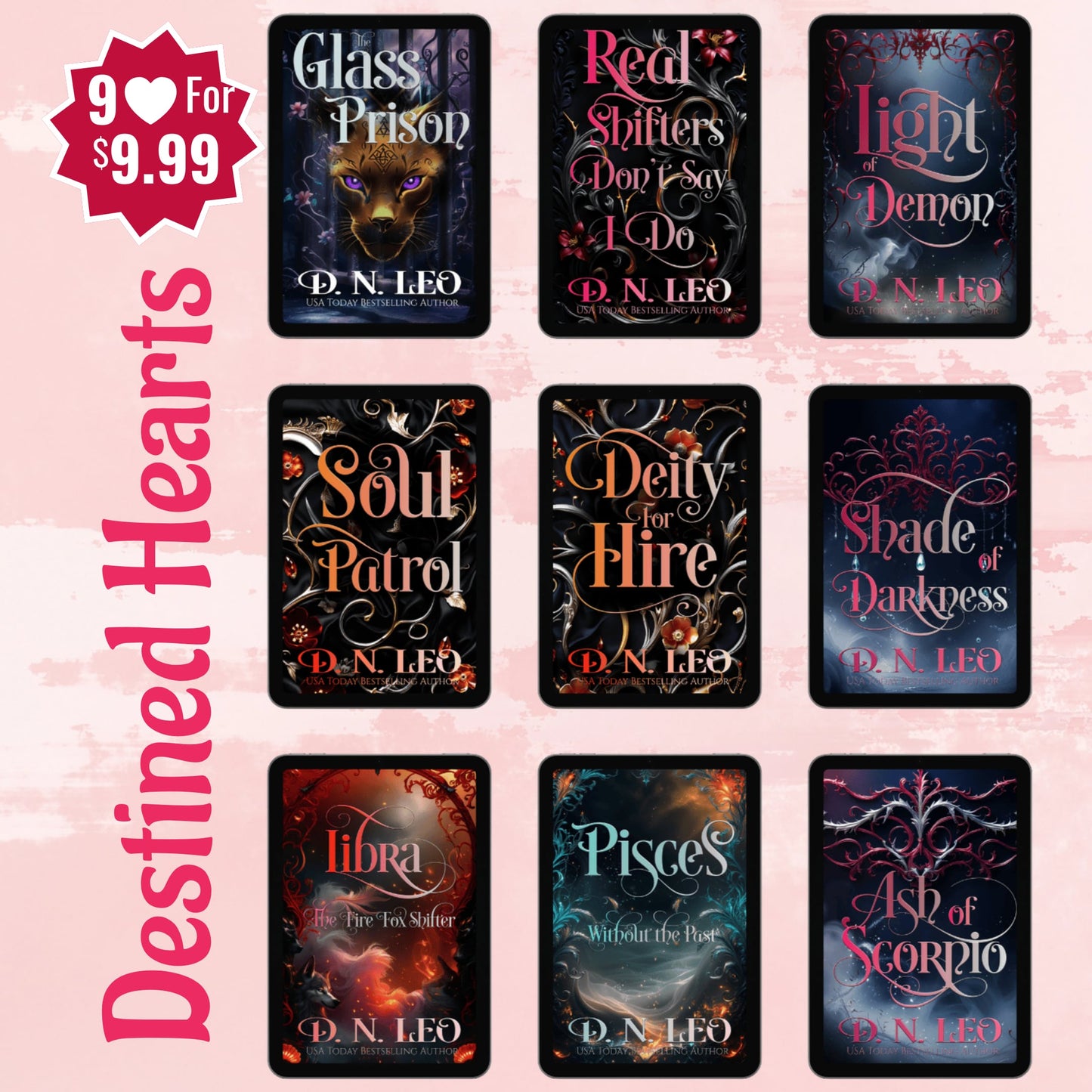 Destined Hearts 9 E-books Boxed-set