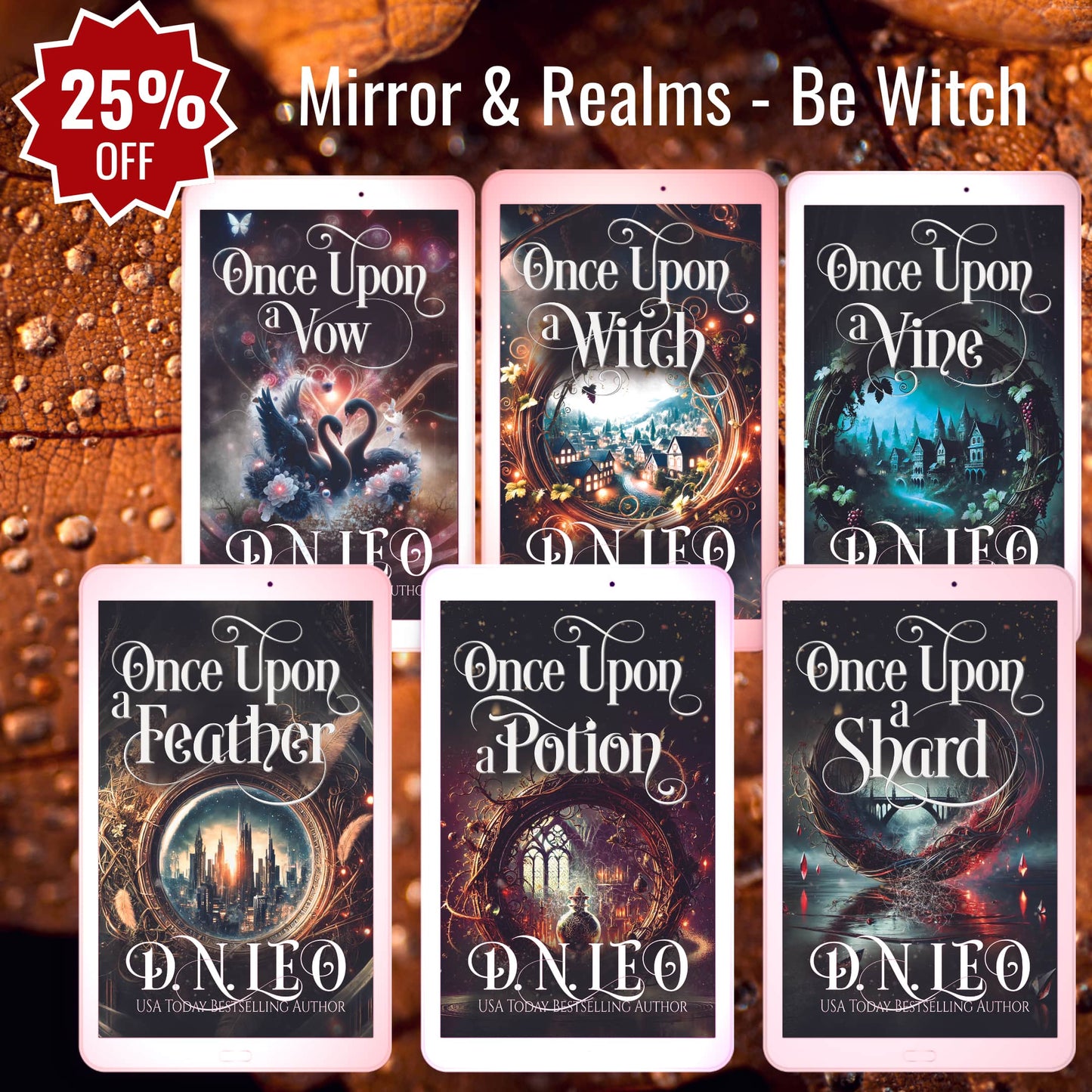 Mirror & Realms BE WITCH - 6 E-books